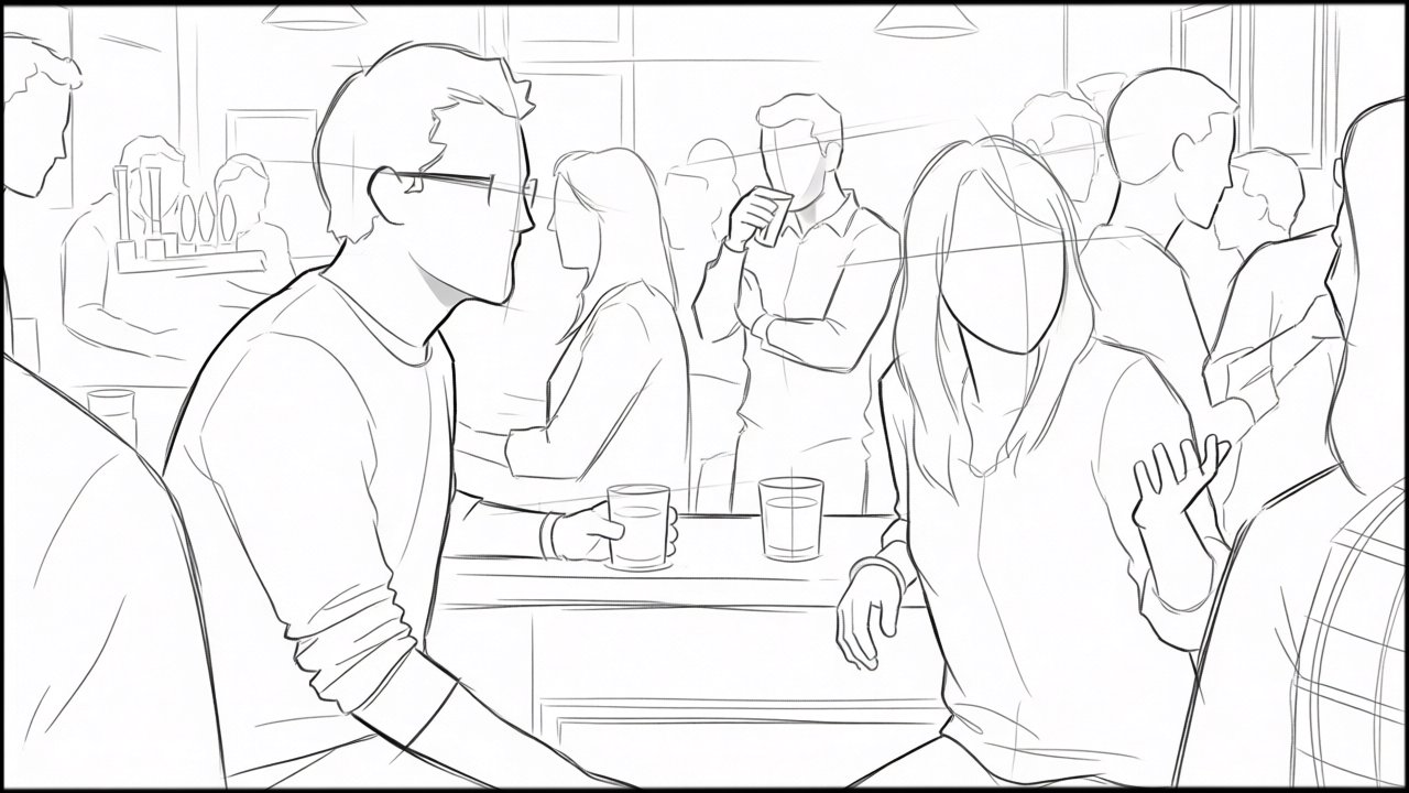 ROUGHS - storyboard frame 7 by Dakota Warren